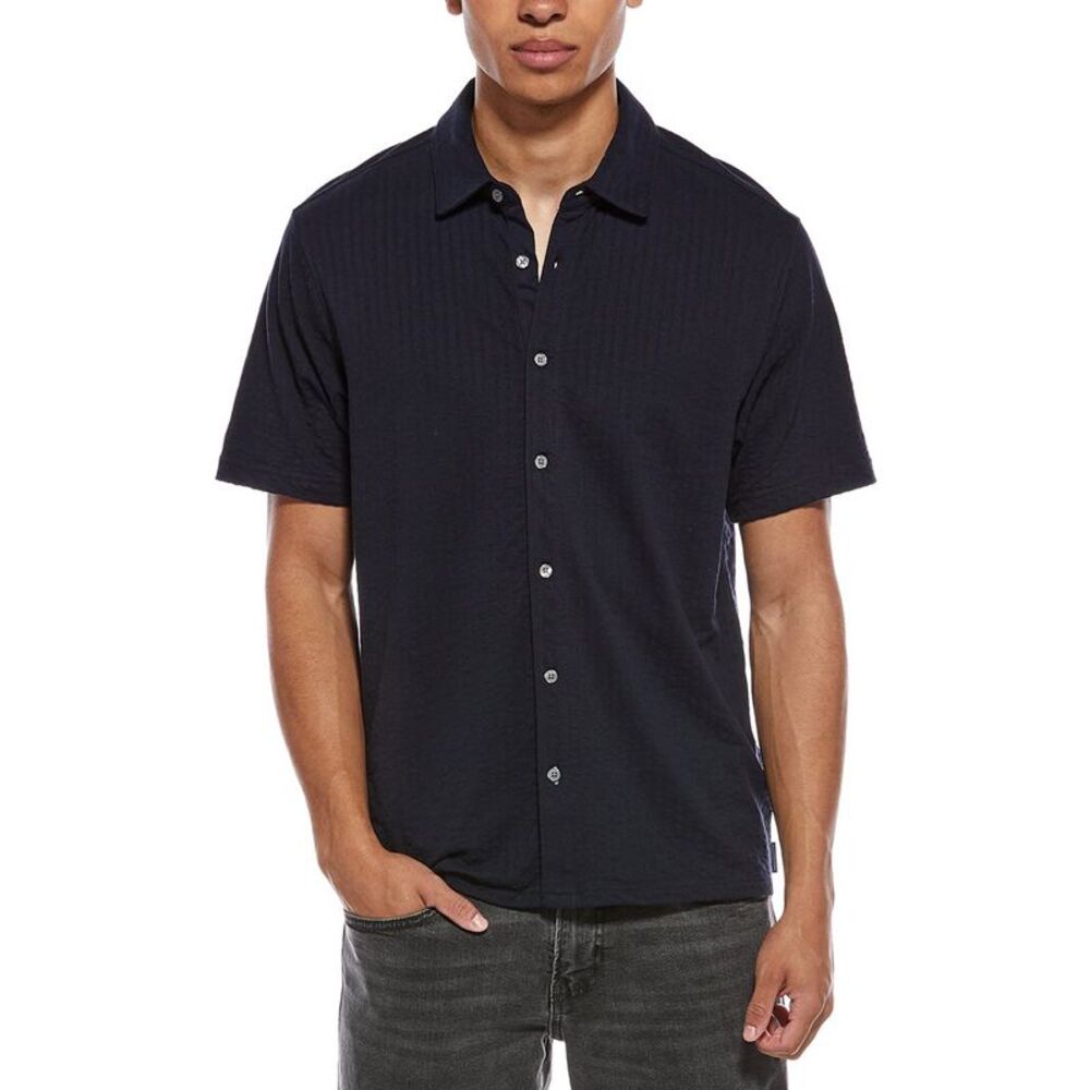 Scotch & Soda Mens  Knit Shirt, Blue